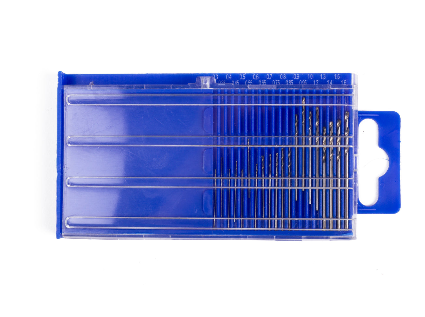 Mini Bohrersatz Metall Bohrer HSS Spiralbohrer Profi Set Ø 0,3-1,6 mm 20tlg