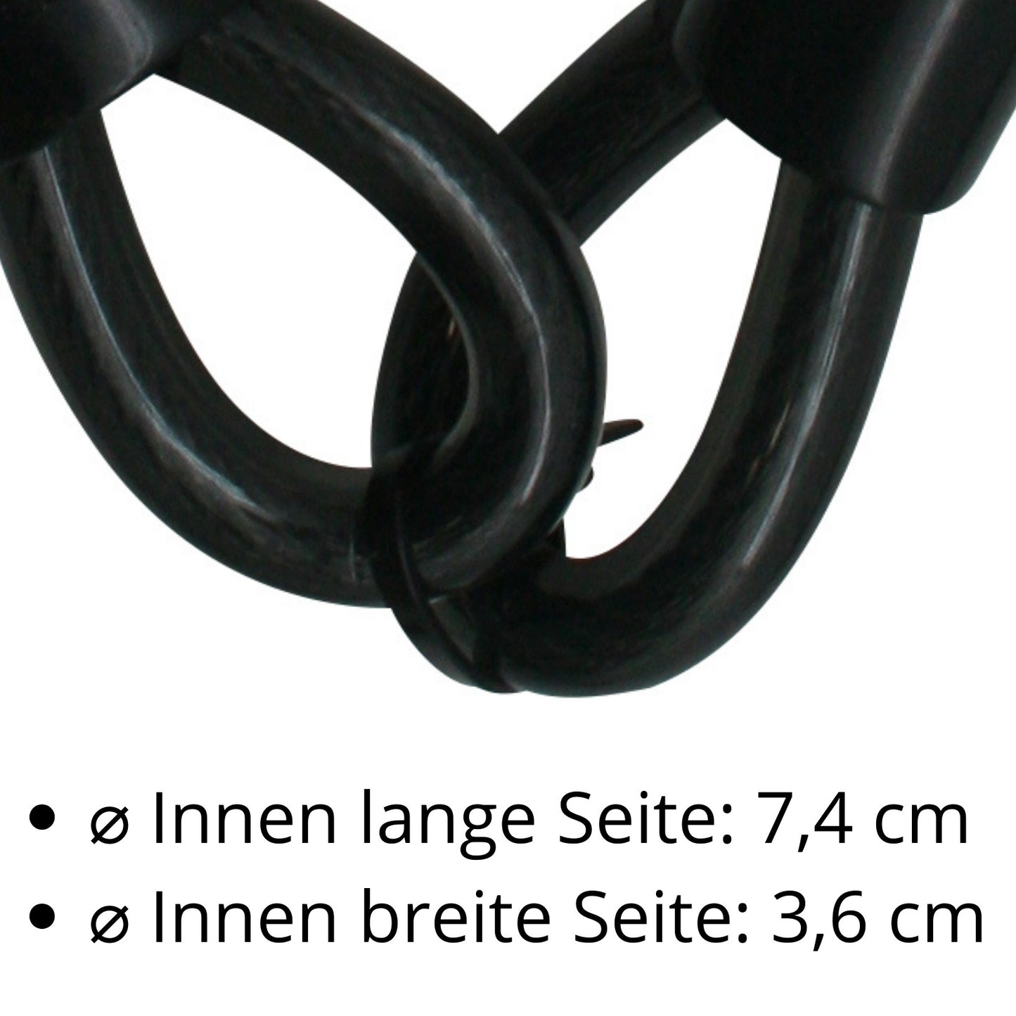 Stahlseil Stahlkabel Sicherheitskabel mit 2 Ösen Schlaufen Seil Ø 12mm x 12Meter