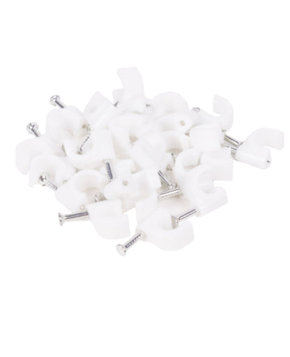 Kabelschellen Nagelschellen 6 mm Kabelklemmen Kabel Befestigung Halter 25x