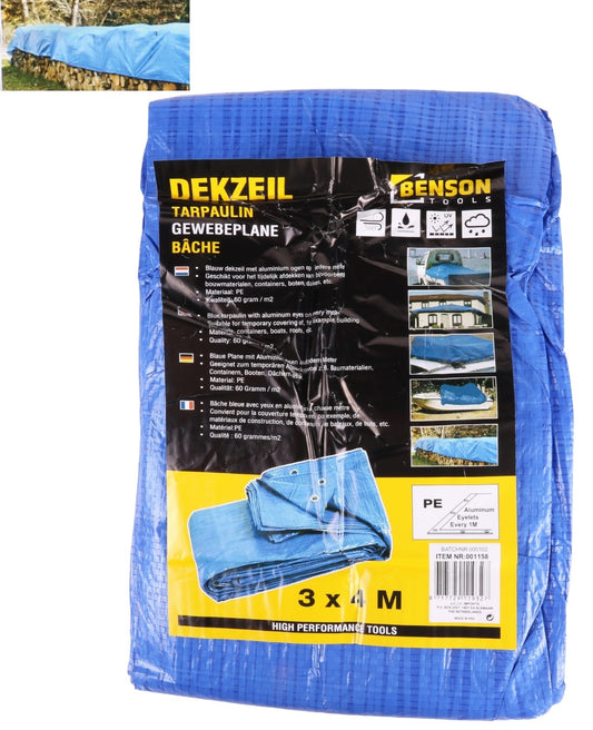 Gewebeplane Abdeckplane Schutzplane Industrieplane Garten Holz Plane Wasserfest
