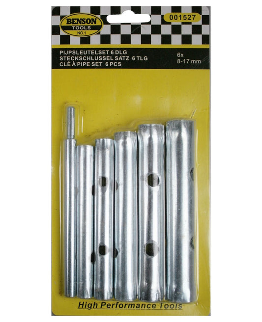 Steckschlüssel 8-17 mm Rohrsteckschlüssel Schraubenschlüssel Sechskant Schlüssel