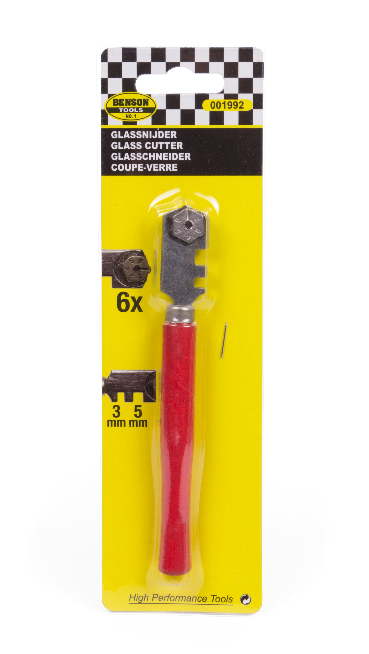 Glasschneider Abbrechkante Glas Trenner Schneider Ölschneider mit 6 Rädchen