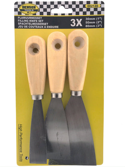 Tapetenspachtel Spachtel Spachteln Füllmesser Gips Spachtel Messerset 3 Teilig