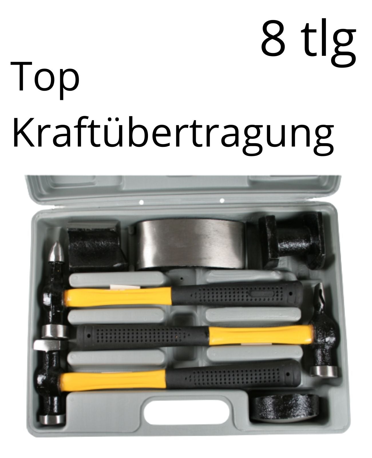 Ausbeulset Ausbeul Hammer Dellen Karosserie Werkzeug Koffer 2 Wege Set 8tlg