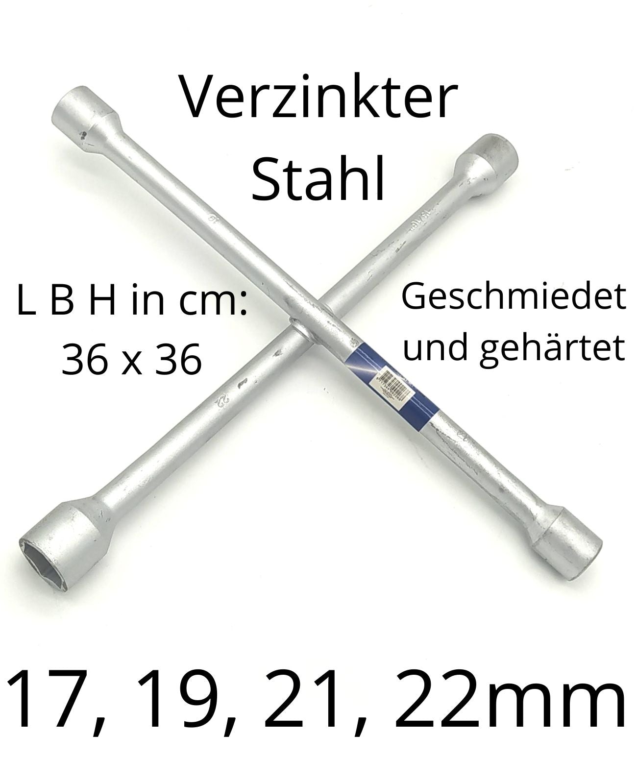 Kreuzschlüssel PKW Radkreuz Auto Radmutternschlüssel Werkzeug