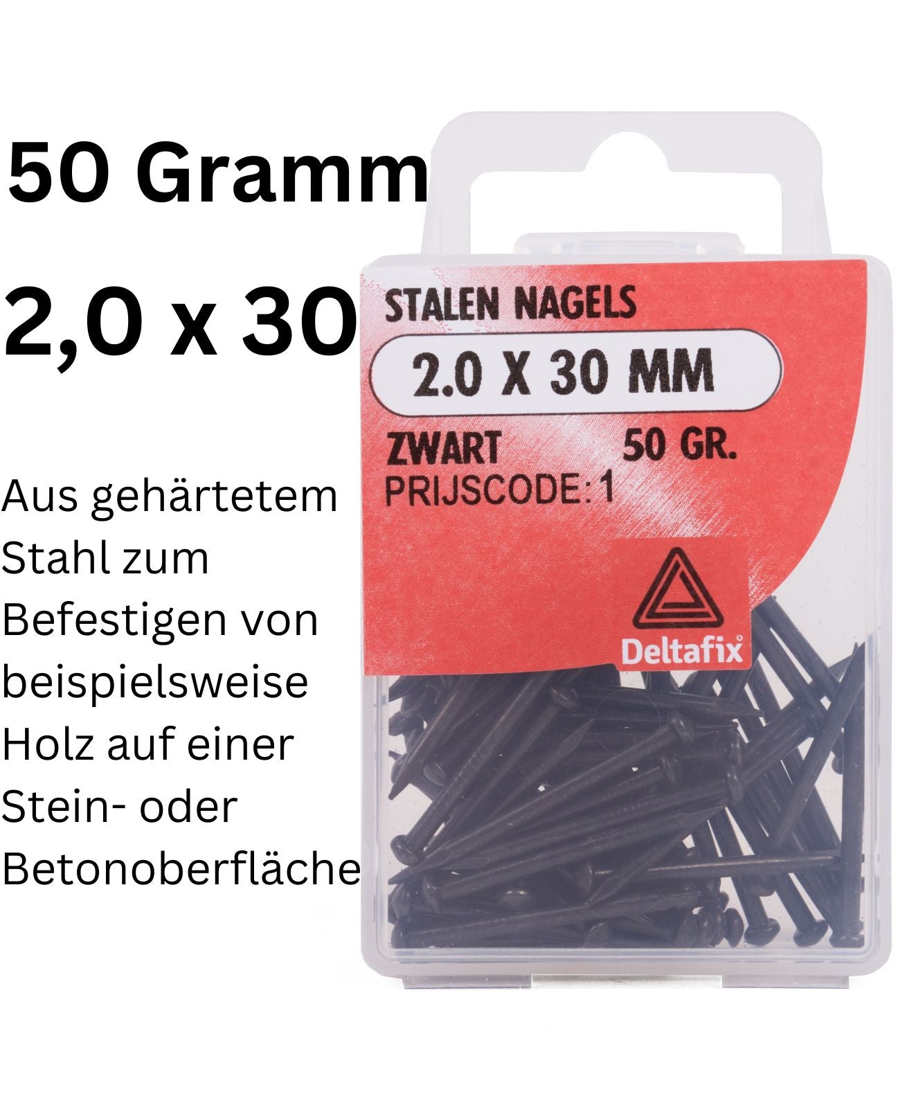 Drahtstifte Nägel Stahlnägel Bildernägel Linsenkopf Stahlnagel 2 x 30 mm 65 St.