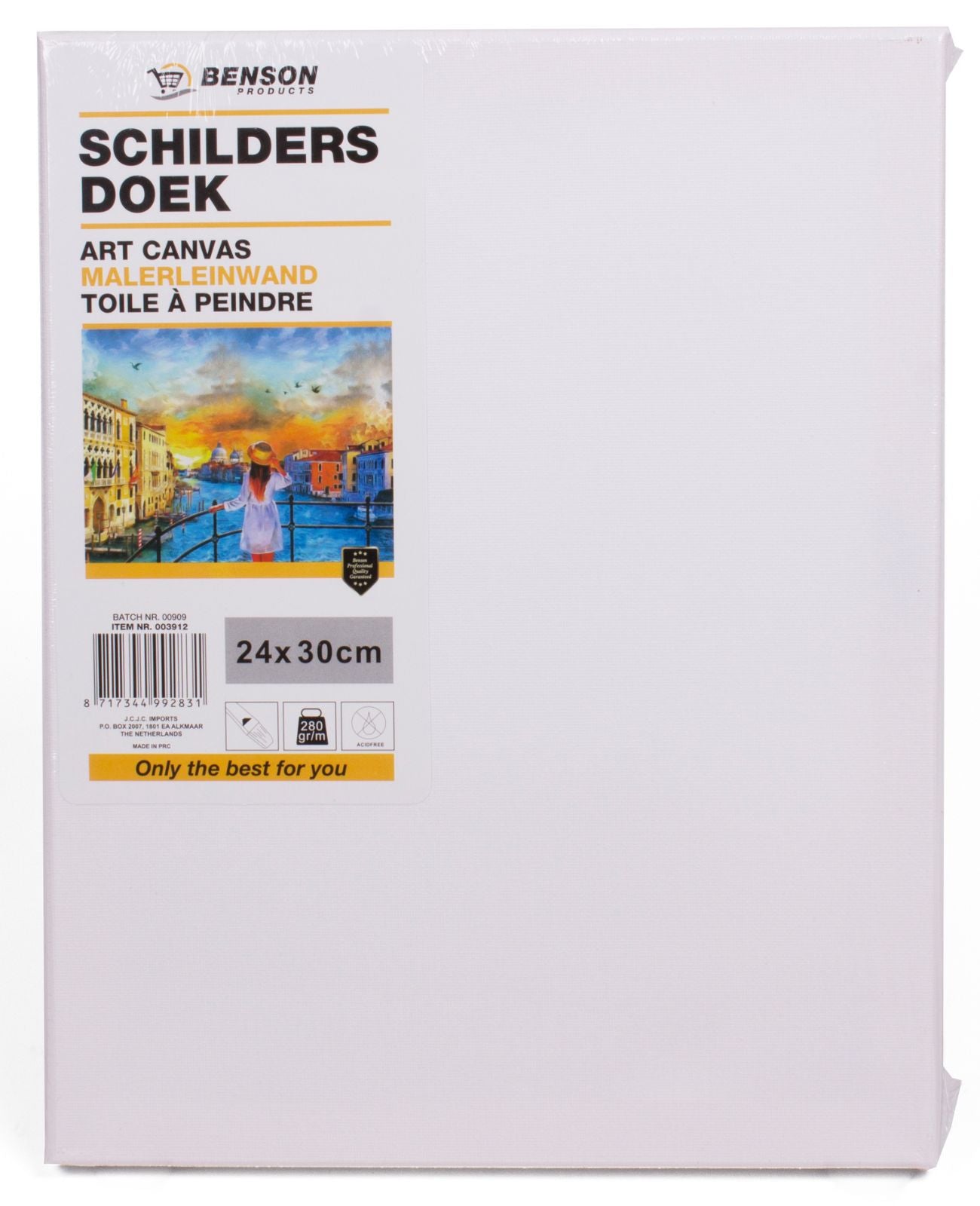 Leinwand auf Keilrahmen zum Bemalen Malen Leinwandkarton bespannt 24 x 30 cm