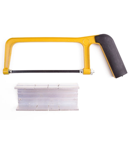 Eisensäge Metallsäge Bügelsäge mit Gehrungslade Sägeblatt Handsäge 150 mm