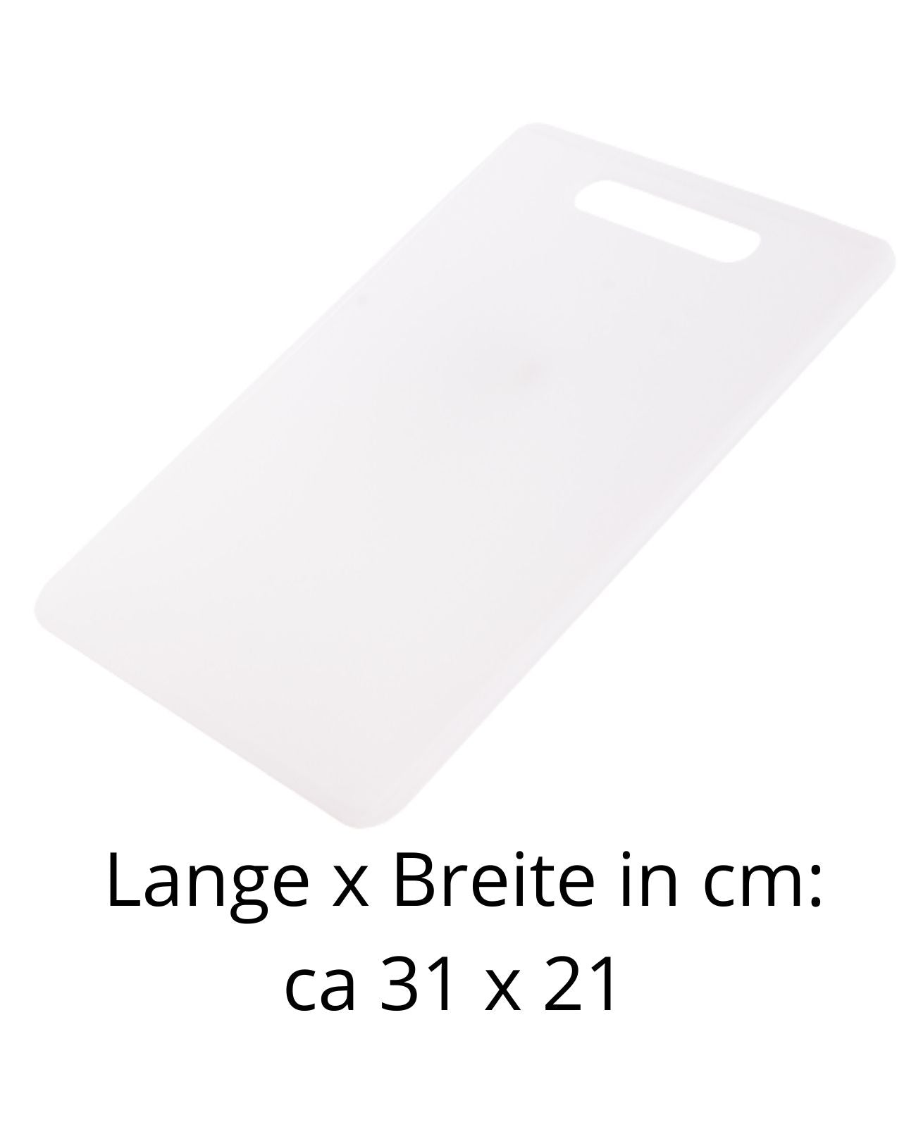 Schneidebrett Kunststoff Brettchen Schneide Brett Küchenbrett Groß 31 x 21 cm