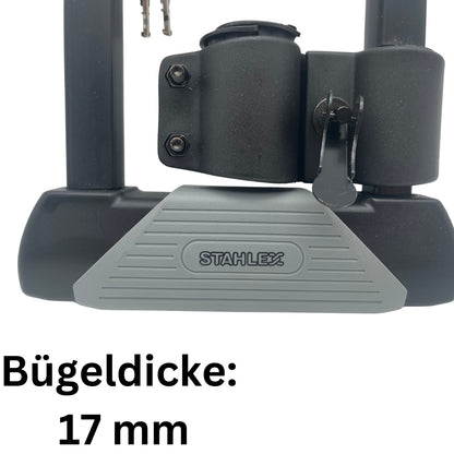 Bügelschloss Fahrradschloss Motorradschloss U-Form + Halterung