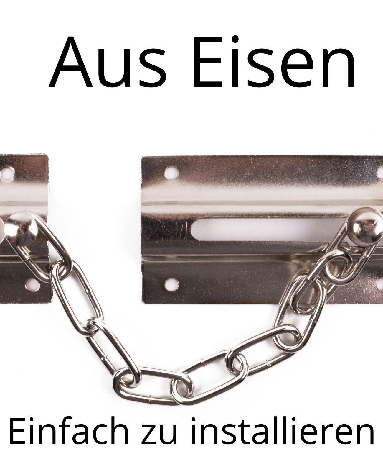 Türriegel Türkette Sicherheitskette Haustür Wohnungstür Schieberiegel Kette