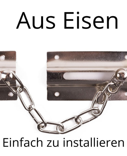 Türriegel Türkette Sicherheitskette Haustür Wohnungstür Schieberiegel Kette