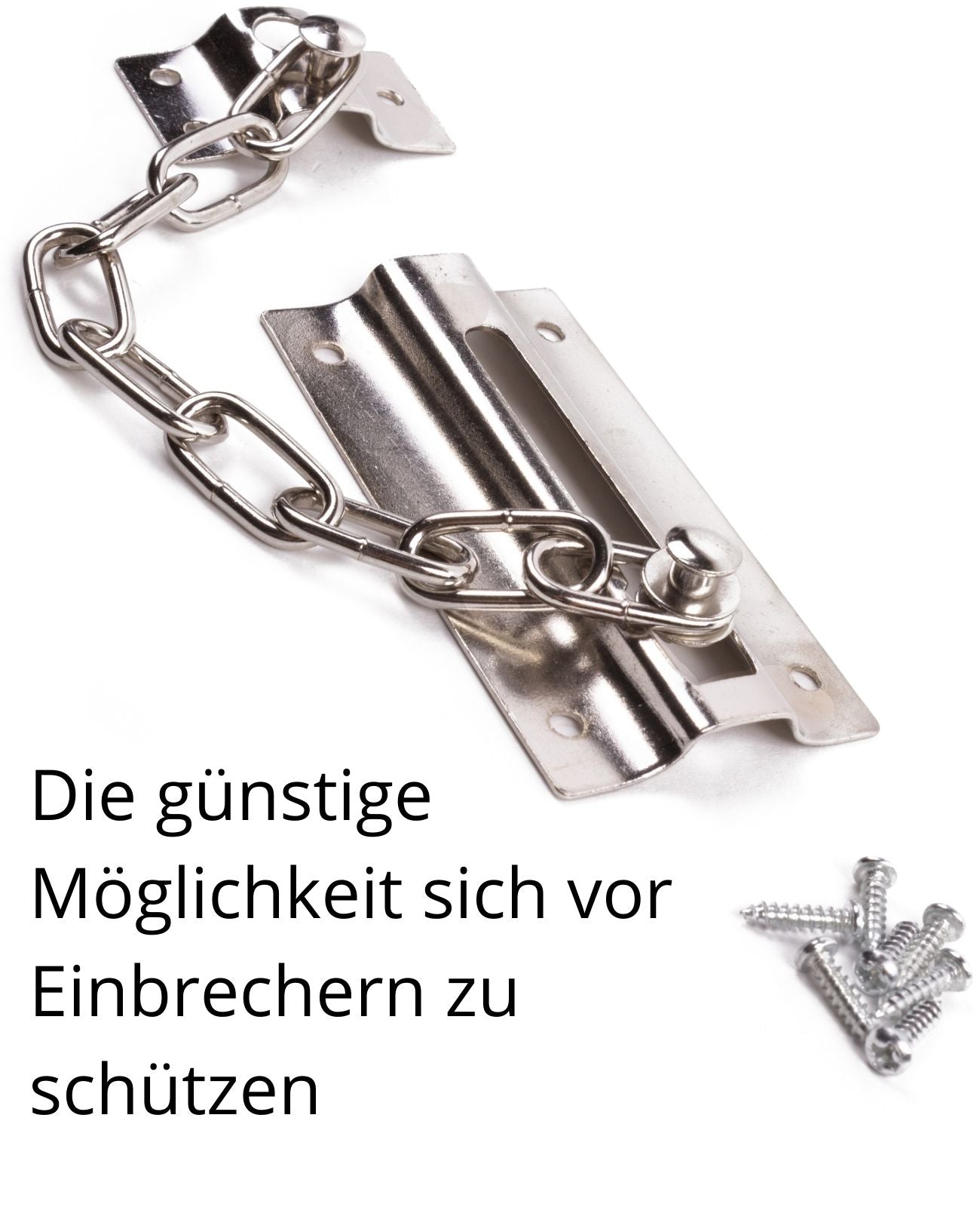 Türriegel Türkette Sicherheitskette Haustür Wohnungstür Schieberiegel Kette