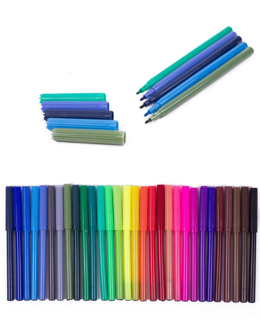 Filzstifte Fasermaler Farben Stifte Malstifte Filzmarker  Buntstifte  30 Stück