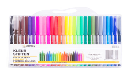Filzstifte Fasermaler Farben Stifte Malstifte Filzmarker  Buntstifte  30 Stück