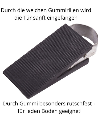 Rutschfester Türstopper Gummikeil Türkeil Fensterkeil Türschutz Türpuffer Gummi