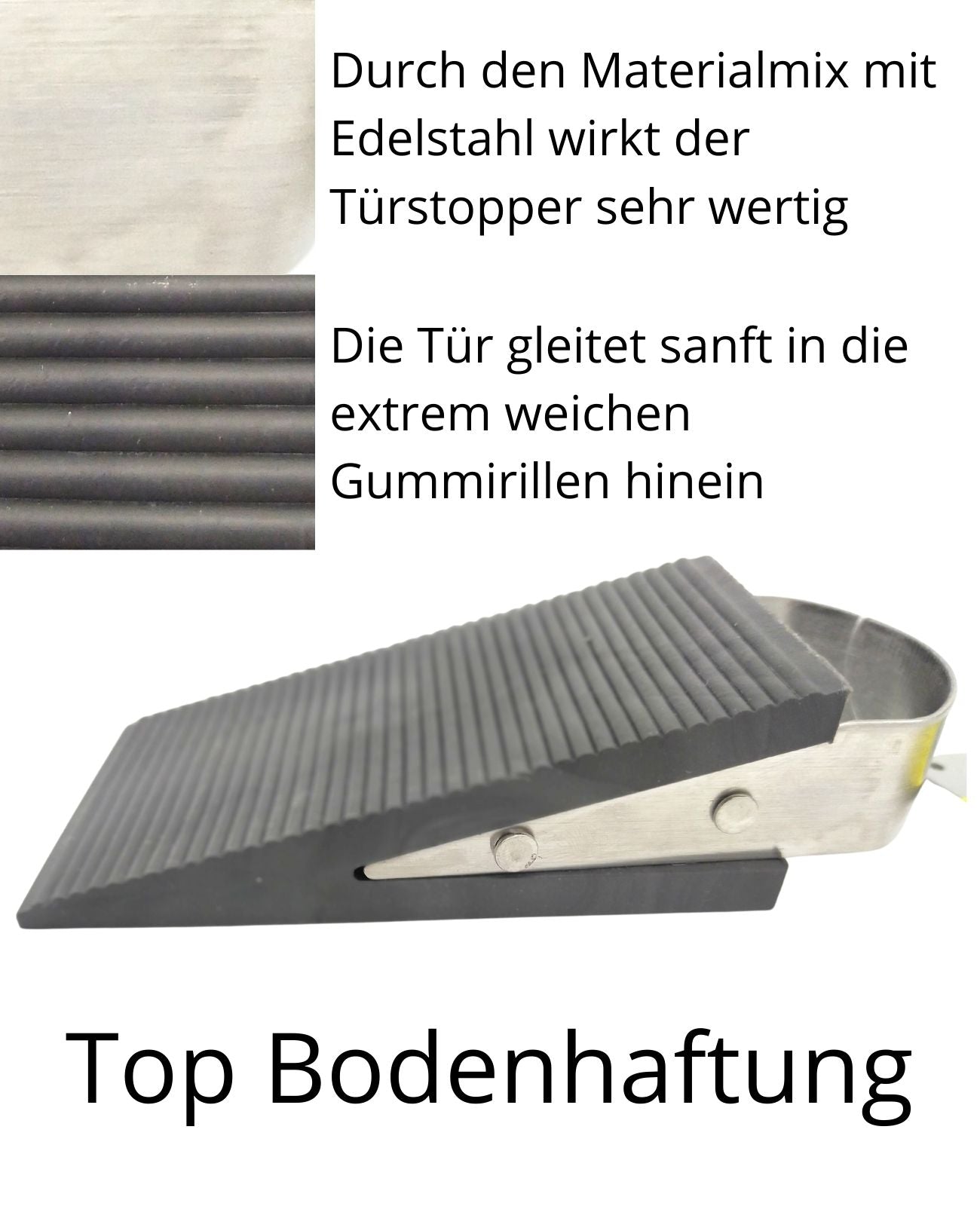 Rutschfester Türstopper Gummikeil Türkeil Fensterkeil Türschutz Türpuffer Gummi