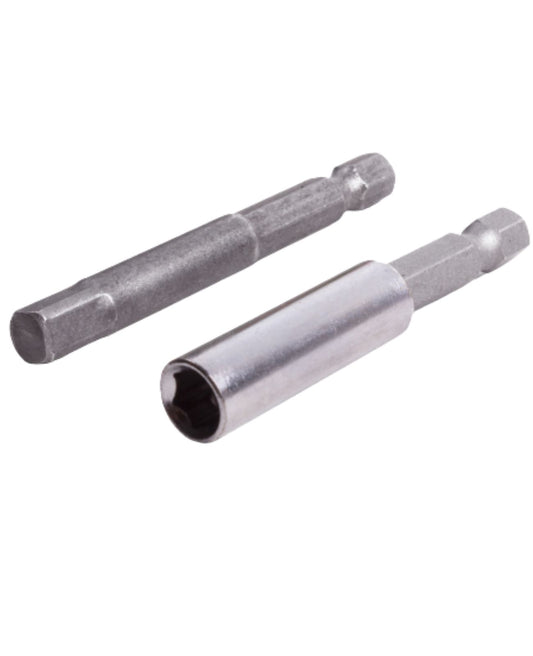 Bithalter Steckschlüssel Bit Adapter 4-kant auf 6-kant 1/4" 65mm 60mm Magnetisch
