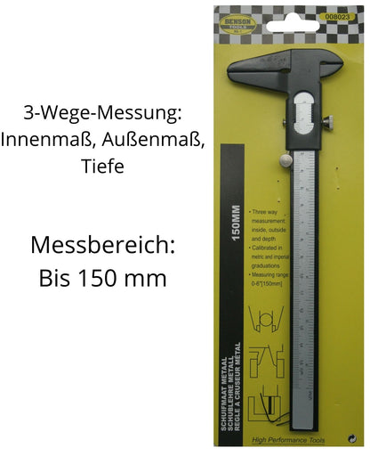 Messschieber Schieblehre  0-150mm Messgerät Messlehre analog Messen