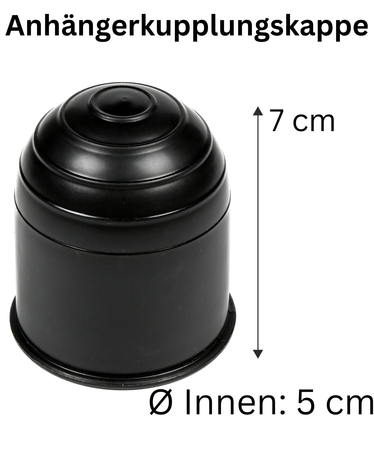 Anhängerkupplung Kappe Abdeckung Schutz 7cm hoch