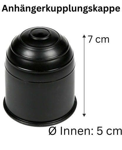 Anhängerkupplung Kappe Abdeckung Schutz 7cm hoch
