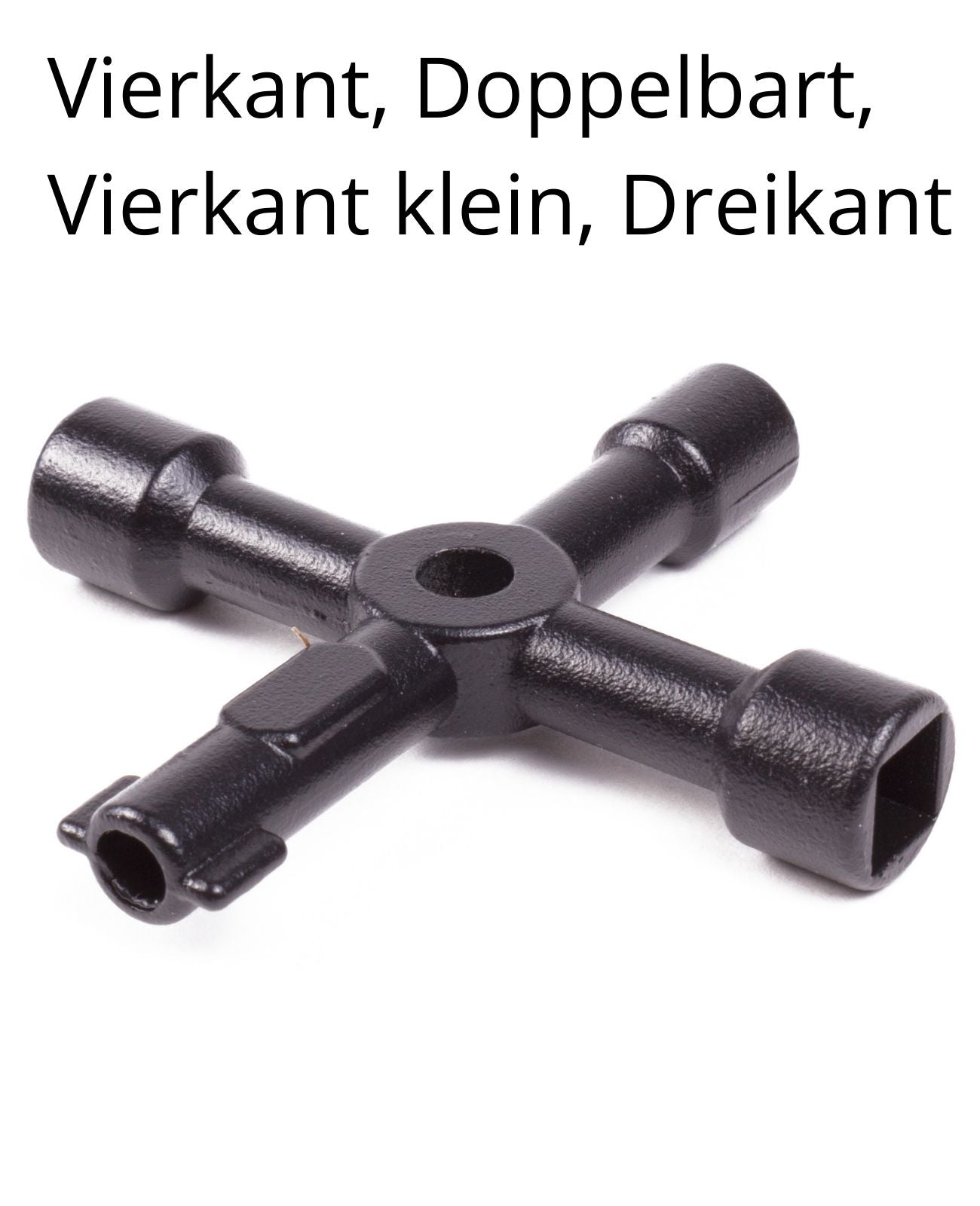 Universalschlüssel Dreikant Vierkant Schaltschrankschlüssel Gas Klima Gusseisen