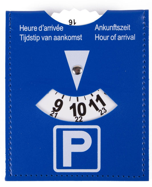 Parkscheibe Parkuhr Auto PKW KFZ Englisch Deutsch Französisch Niederländisch