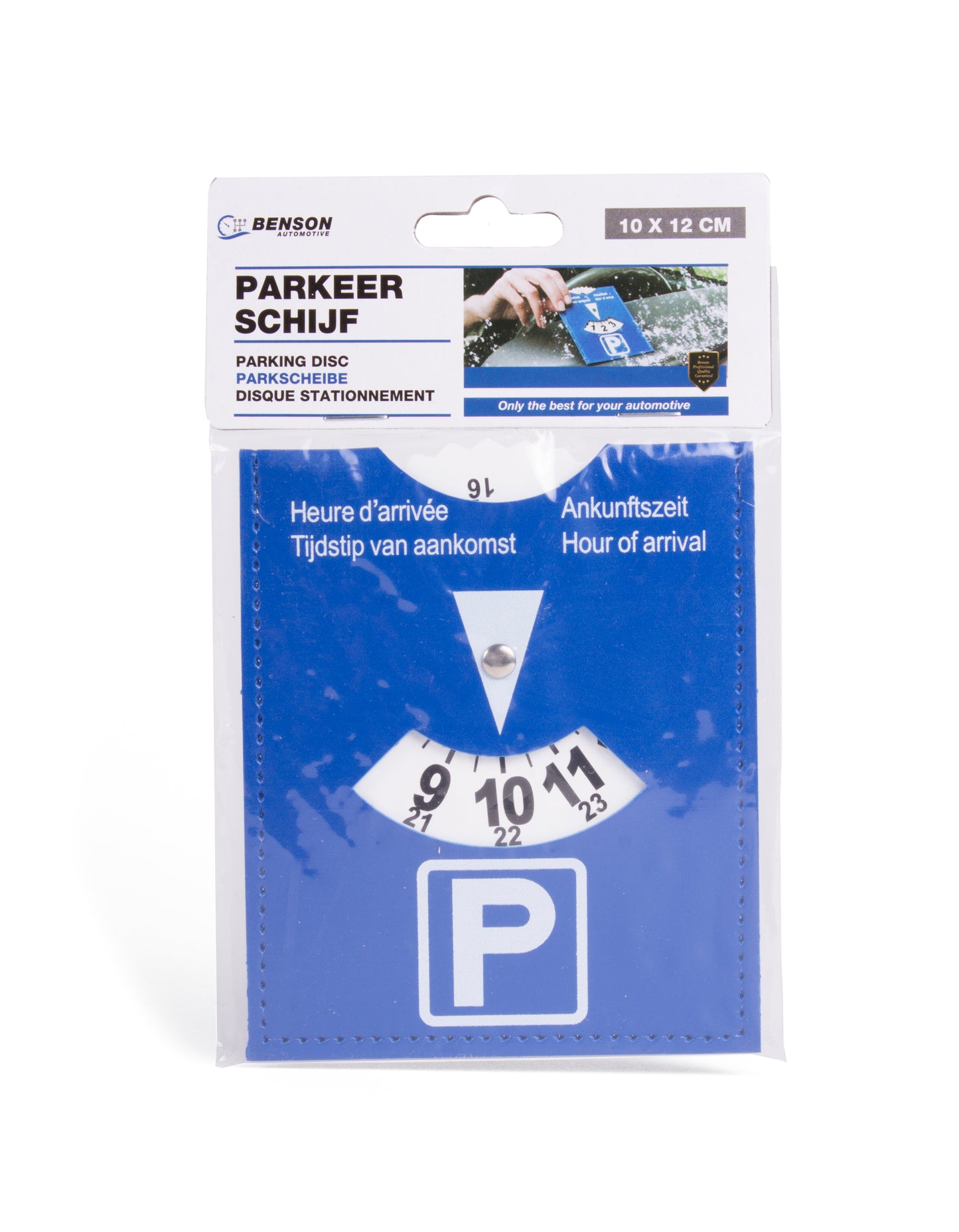 Parkscheibe Parkuhr Auto PKW KFZ Englisch Deutsch Französisch Niederländisch
