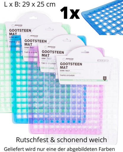 Spülbecken Einlage Matte Gummi Antirutsch Spülbeckenmatte Schutzmatte für Spüle