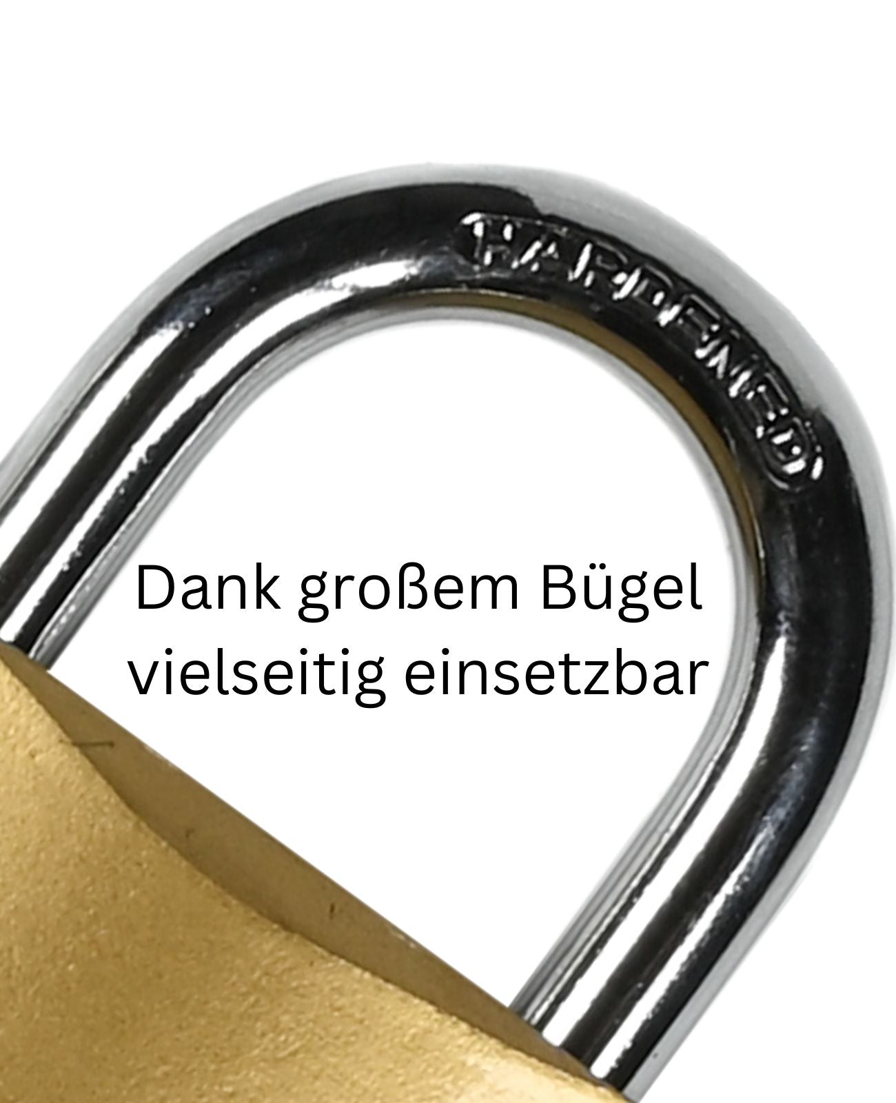 Vorhängeschloss Bügelschloss Hangschloss rostfrei Vorhangschloss Schloss 50 mm