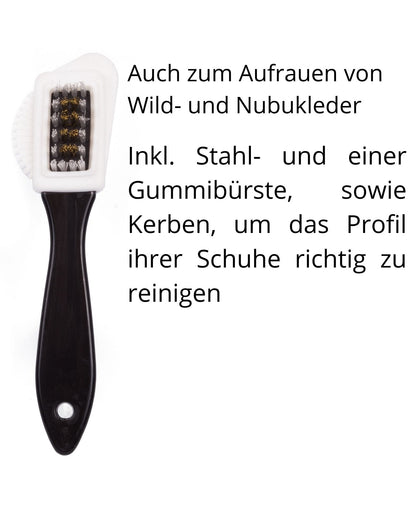 Schuhbürste Raulederbürste Wildlederbürste Putz Bürste Schuh Pflege