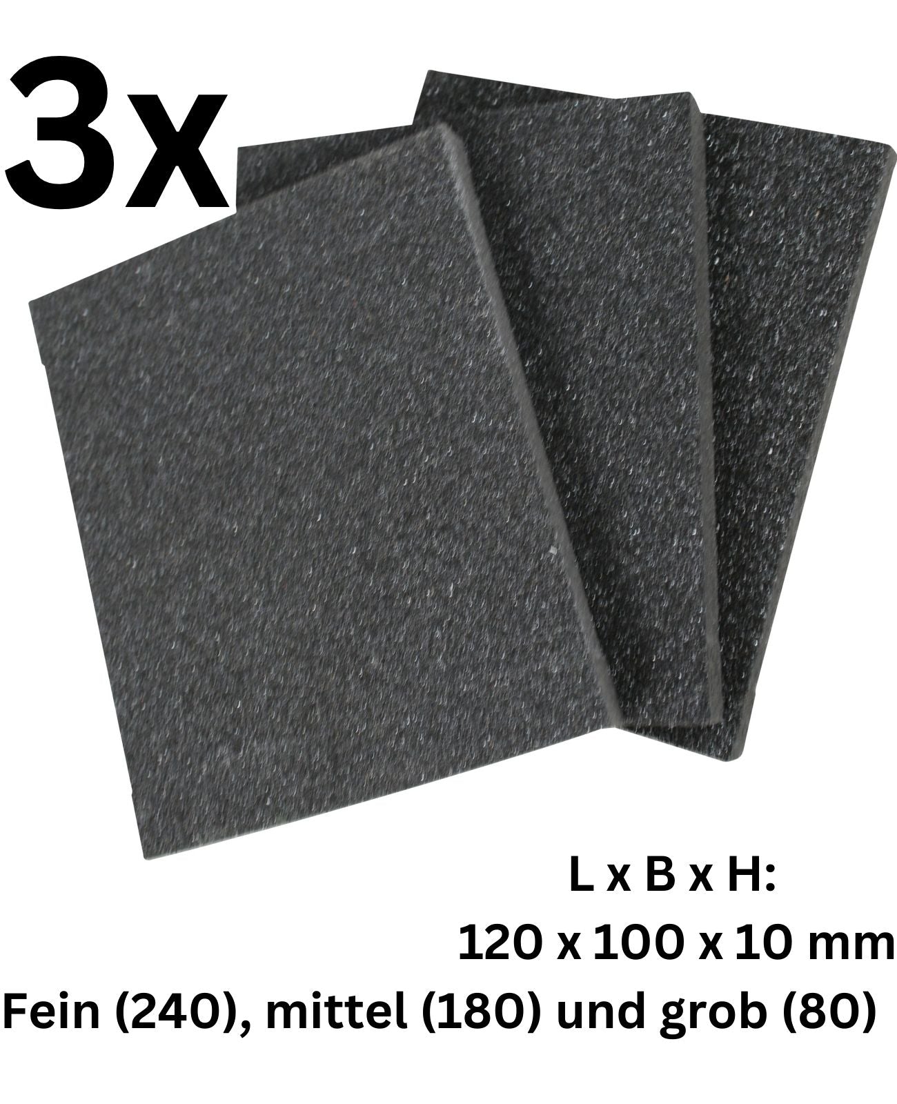 Schleifschwamm Schleifblock Schleifklotz Schleifpad Schleifmatten Holzschwamm 3x