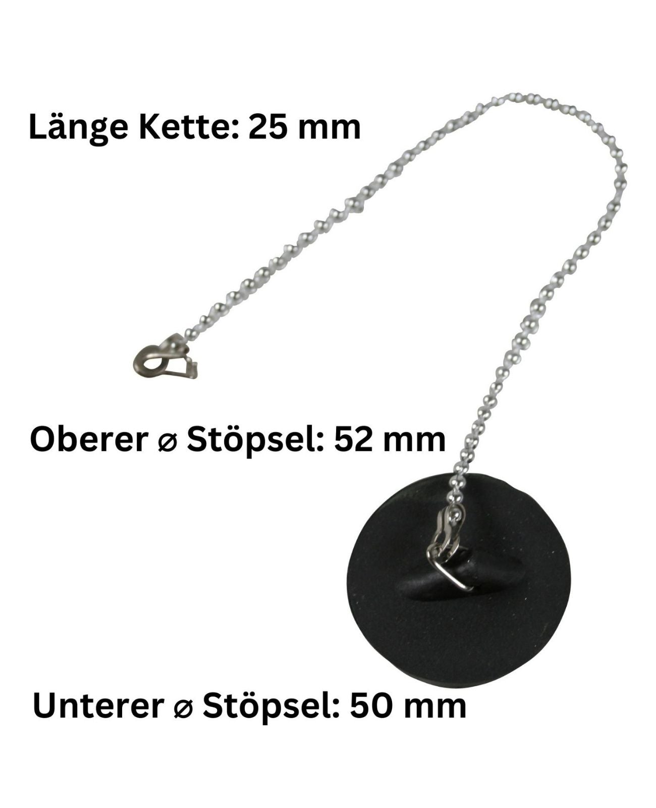 Abflussstöpsel Abfluss Stopfen Stöpsel Spüle Waschbecken Abflußstopper