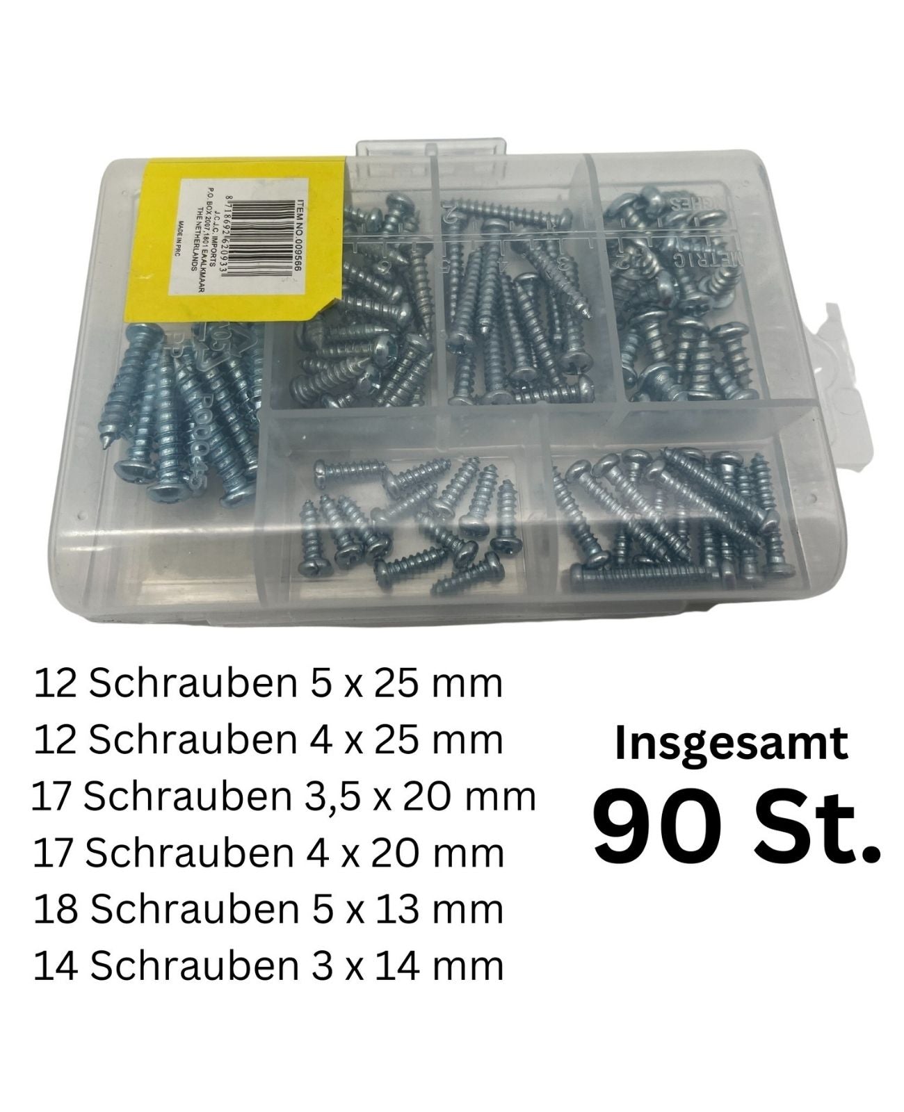 Blechschrauben Rundkopf Schrauben Montageschrauben Kreuzschlitz 90x