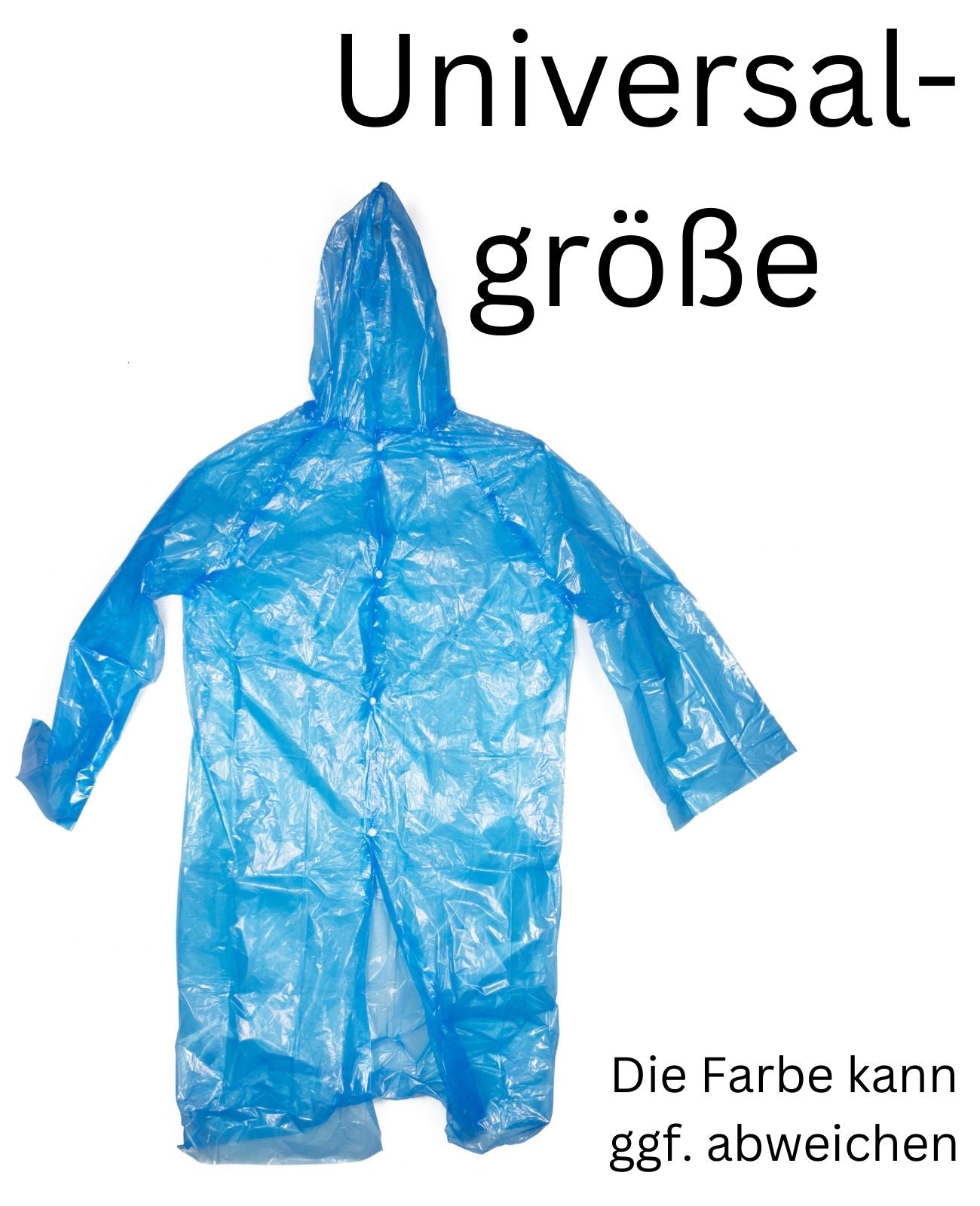 Regenmantel wasserdicht PVC  lang Regenjacke Einwegregenmantel