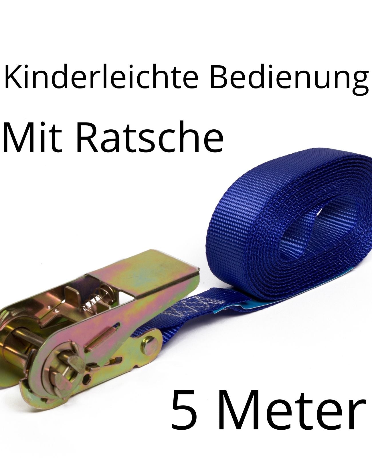 Zurrgurt Spanngurt Ratschengurt Befestigungsriemen Schnellspanngurt 5m