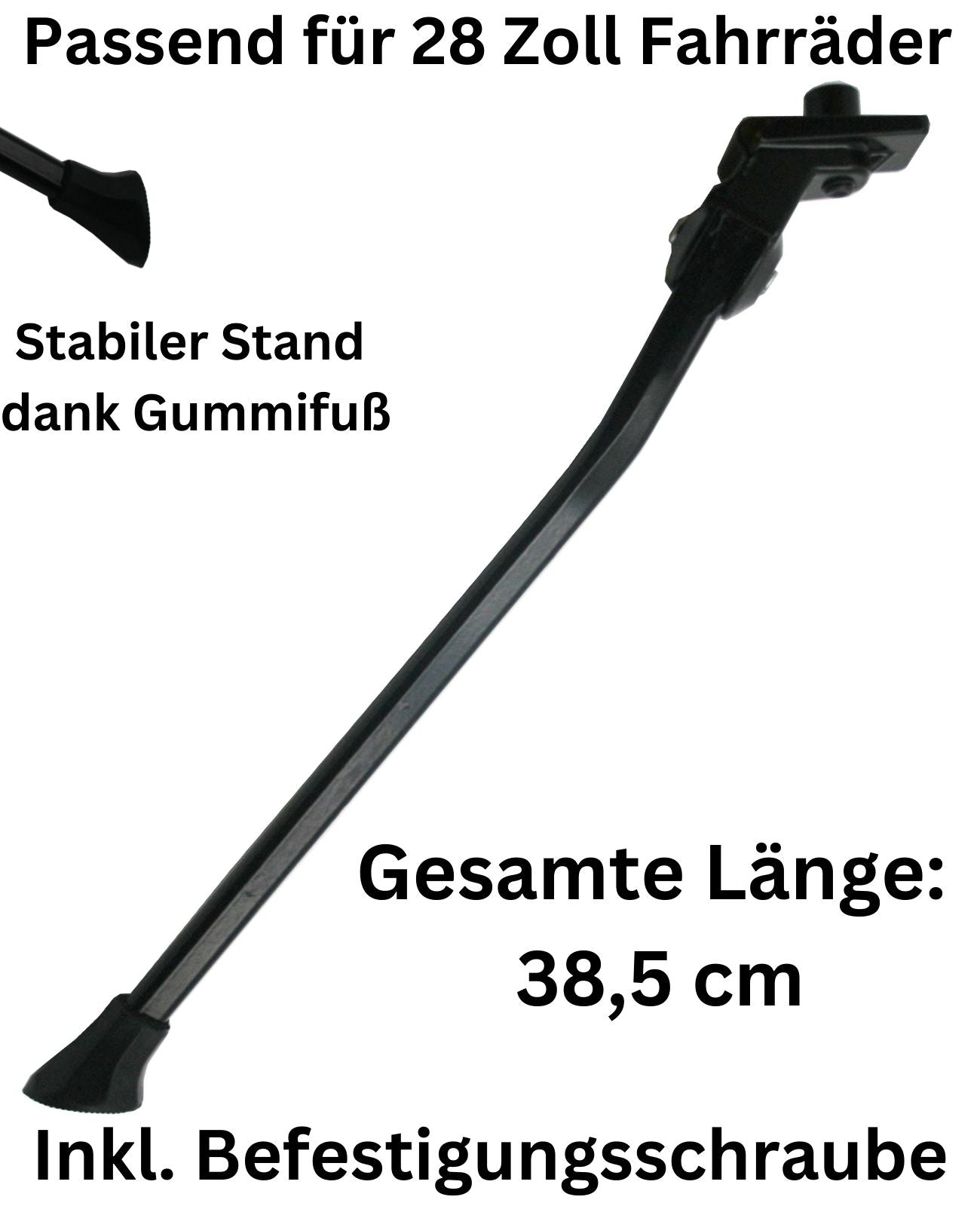 Fahrradständer 28 Zoll Fahrrad Seitenständer Ständer Standfuß