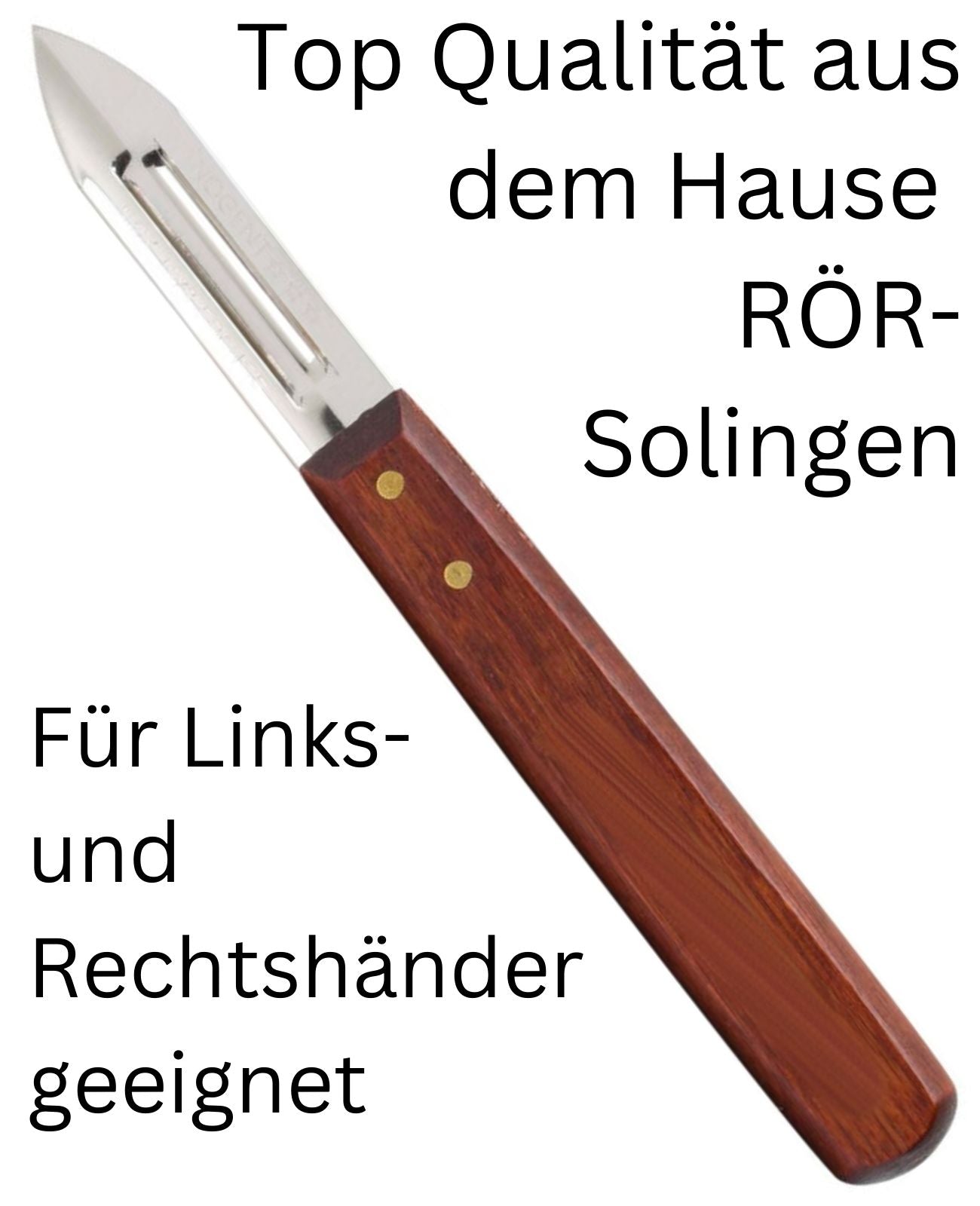 Sparschäler Spargelschäler Gemüseschäler Kartoffelschäler Schäler RÖR Solingen