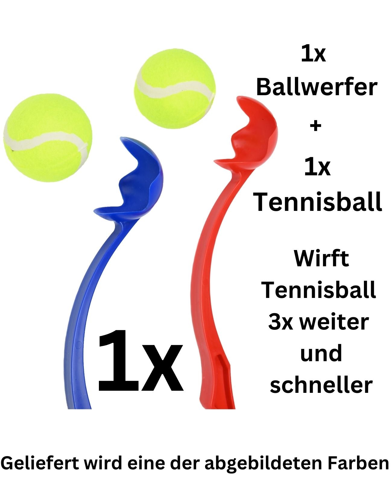 Ballschleuder Ballwerfer Hundespielzeug Ball Schleuder inklusive Ball Wurfarm