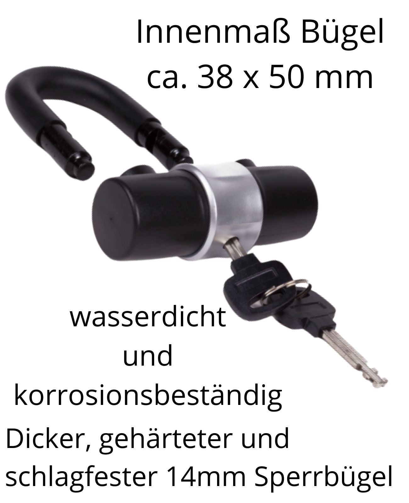 Bügelschloss Fahrradschloss Vorhängeschloss Massiv wetterfest