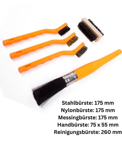 Bürstensatz Messing Stahl Nylon Bürste Handbürste Drahtbürsten Reinigungbürste