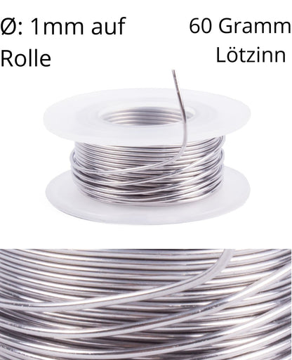Lötzinn 60g Lötdraht Bleifrei Löt Flussmittel Lötkolben Lötstation Lötpistole