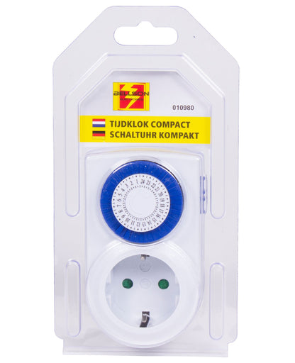 Zeitschaltuhr Steckdose Schaltuhr mechanisch Analog Kompakt 3500 Watt