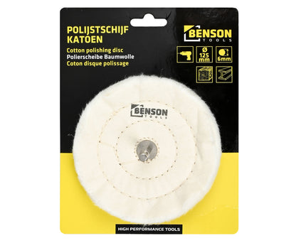 Auto Polierscheibe Baumwolle PKW 125mm Polierteiler Politur Scheibe lackschonend