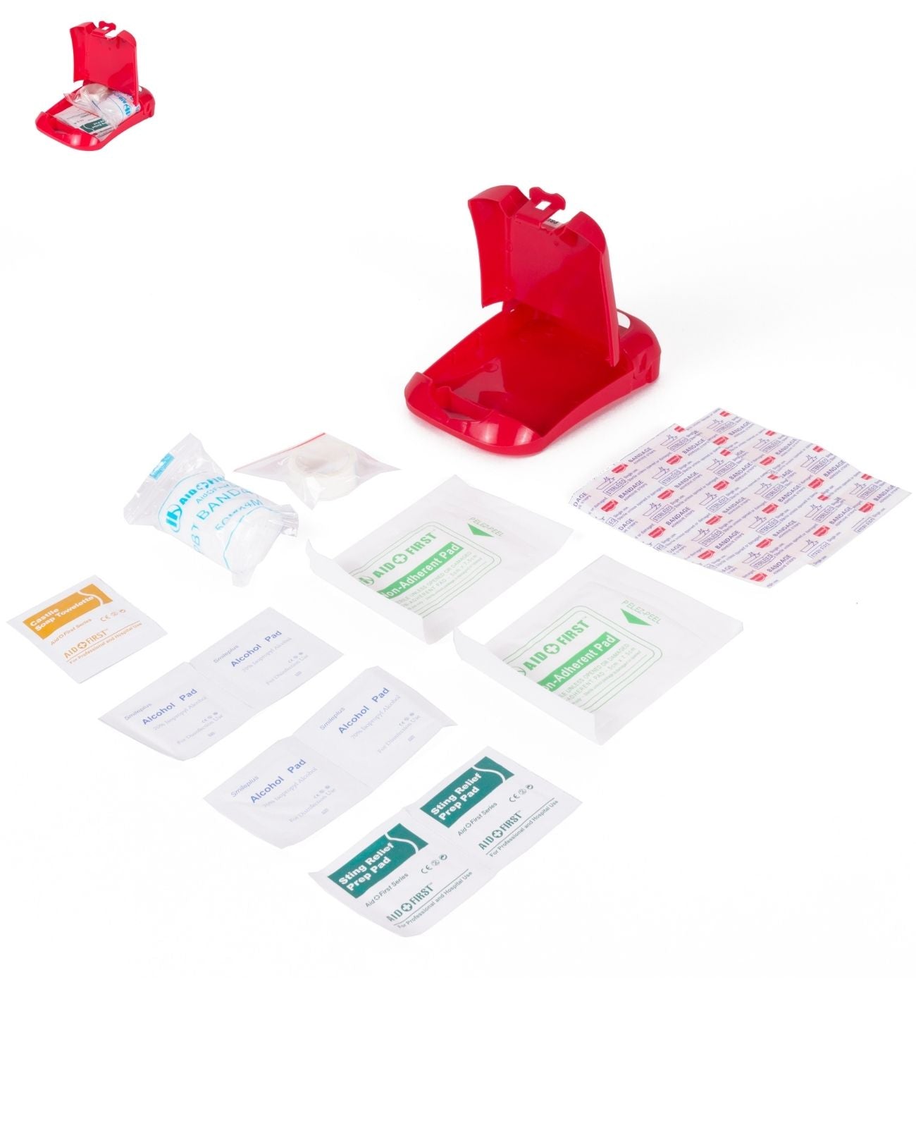 Erste Hilfe Set Mini Notfall-Set Reise Outdoor Verbände Pflaster Klebeverband