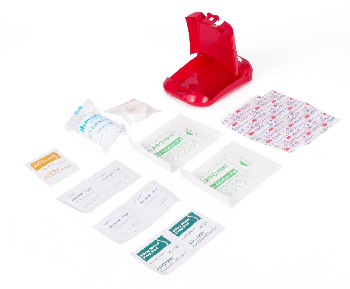 Erste Hilfe Set Mini Notfall-Set Reise Outdoor Verbände Pflaster Klebeverband