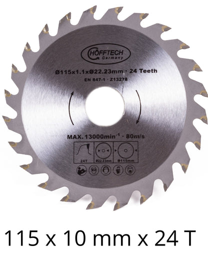 Mini Kreissägeblatt Sägeblatt Handkreissäge Tauch Säge Blatt Reduzierrung 115mm