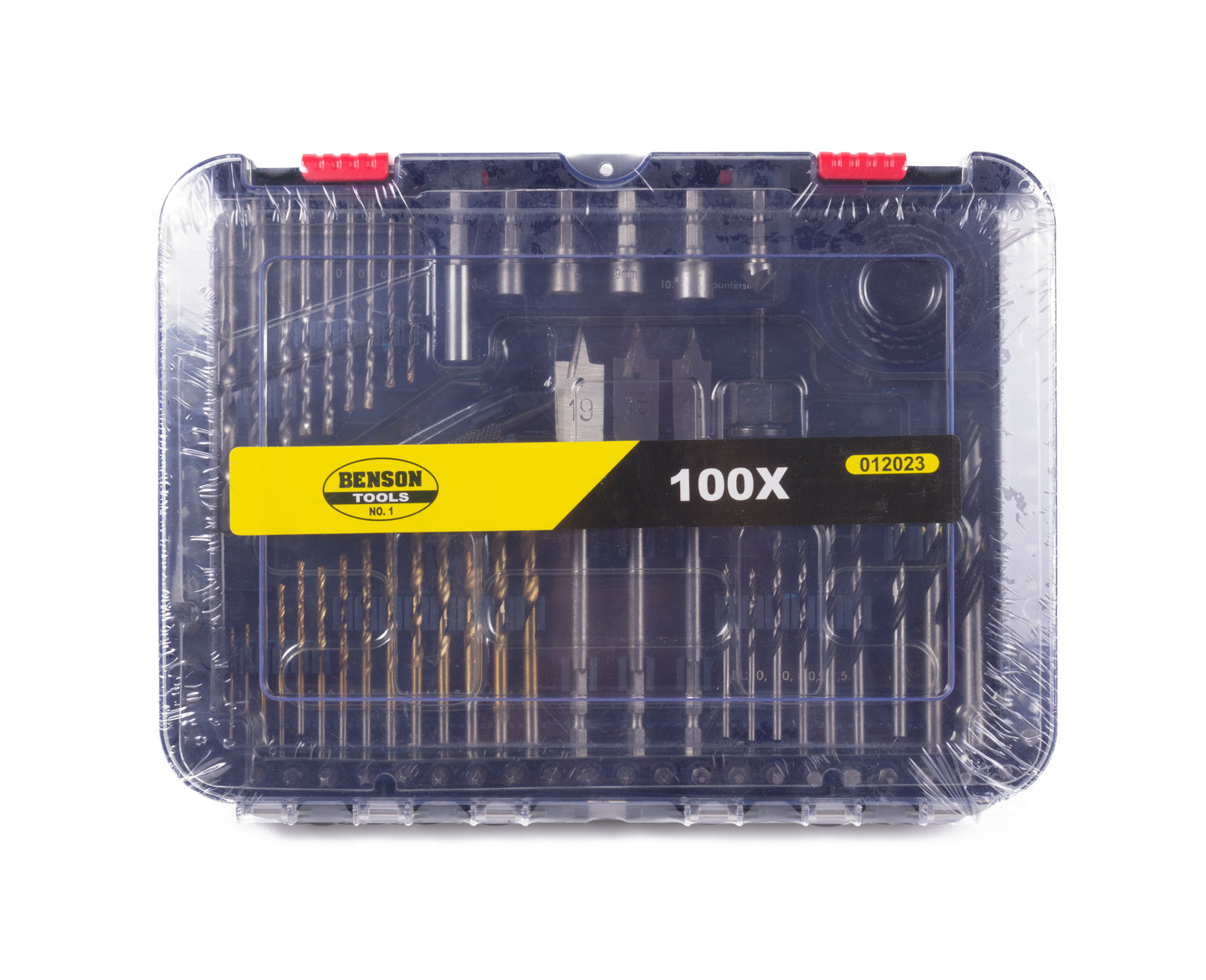 Bohrer Bitsatz 100 tlg mit Koffer Bohrersatz Bits Titan Bohrerset Werkzeug