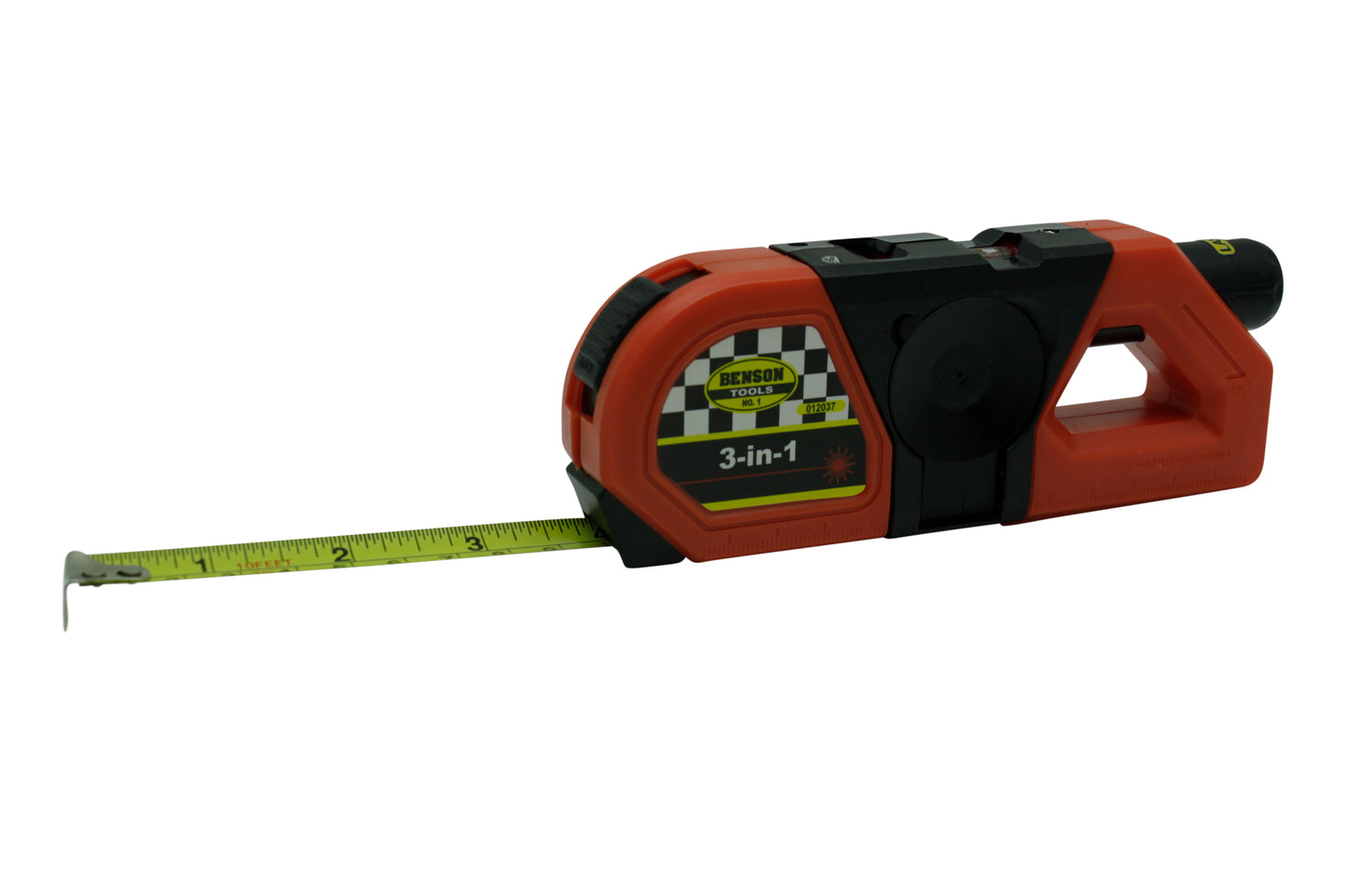 Maßband mit Laser 3-in-1 Wasserwaage Rollmaßband Bandmaß Zollstock Präzision