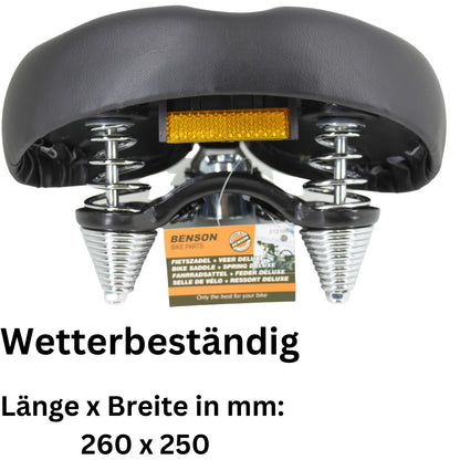 Fahrradsattel Komfort Fahrradsitz Fahrrad City Sattel Damen Herren Schaumstoff